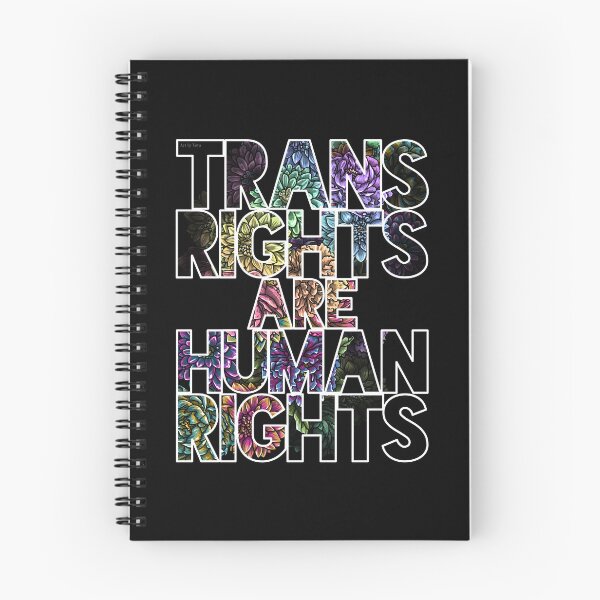 Item preview, Trans Rights Are Human Rights Peonies designed and sold by Art by Veya.