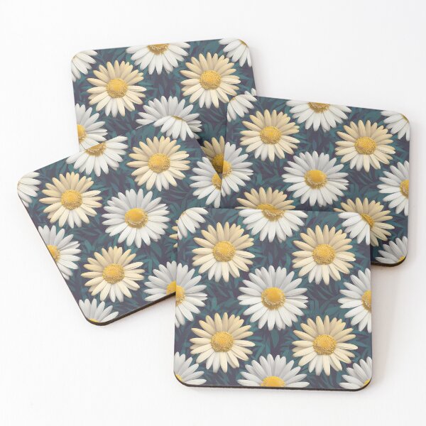 Item preview, Charming daisies witcute white petals vibrant yellow  designed and sold by FocusedArt.