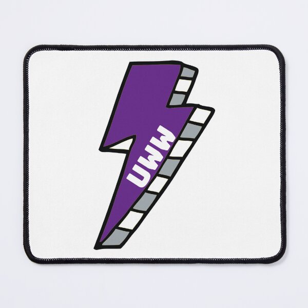 Item preview, UWW University of Wisconsin Whitewater Lightning Bolt designed and sold by kkosmicki.