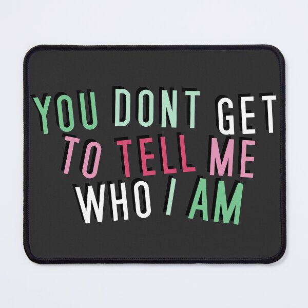 Item preview, Abrosexual | YOU DON'T GET TO TELL ME WHO I AM designed and sold by Vira Magnus Layton.
