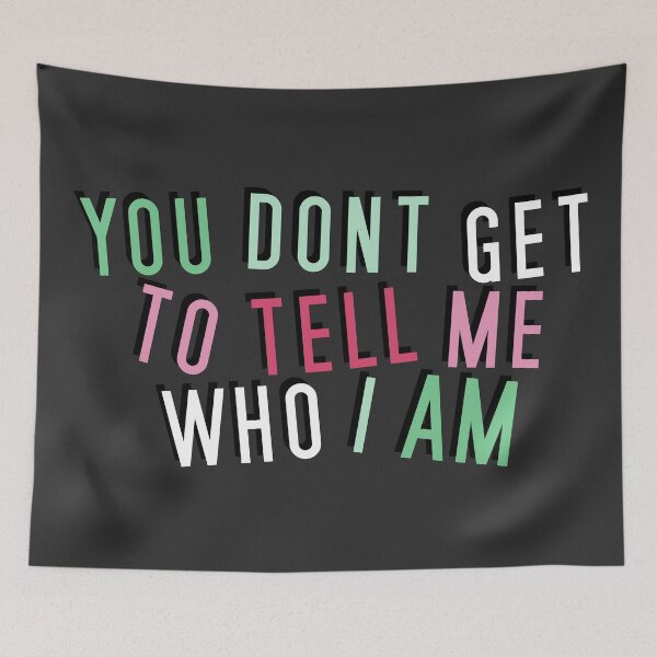Item preview, Abrosexual | YOU DON'T GET TO TELL ME WHO I AM designed and sold by Vira Magnus Layton.