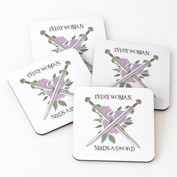Item preview, Every woman needs a sword print designed and sold by Skeletal-Panda.