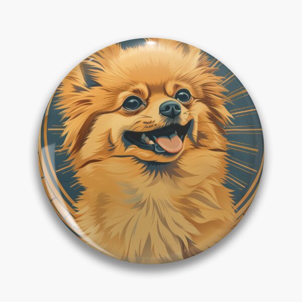 Item preview, Art Deco Pomeranian designed and sold by ArtWildCreate.