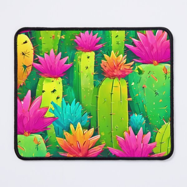 Item preview, Vibrant Cactus Spike Patterns designed and sold by Health And Fitness Posts e-Store.