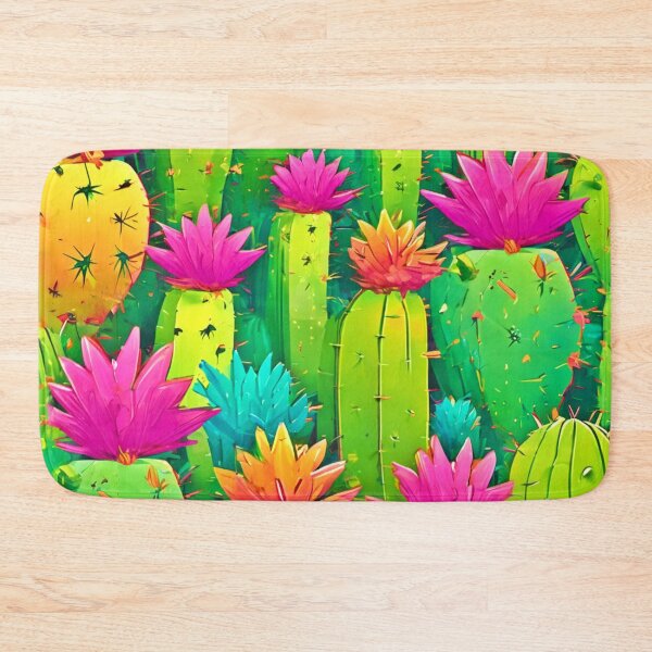 Item preview, Vibrant Cactus Spike Patterns designed and sold by Health And Fitness Posts e-Store.