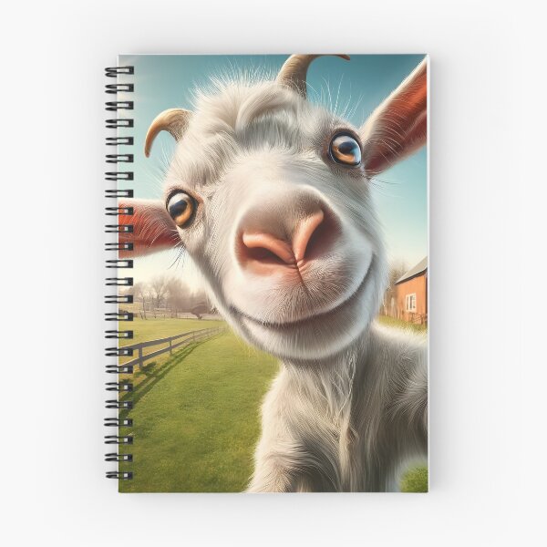 Item preview, Farm Animal Selfie - Goat designed and sold by roundowl.