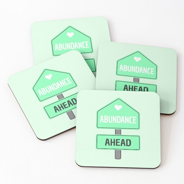 Item preview, Abundance Ahead Green Sign designed and sold by wonderxwander.