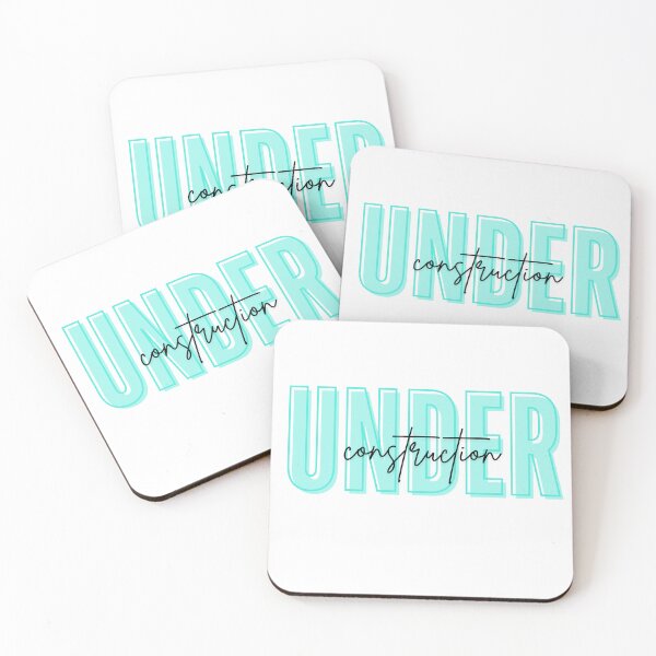 Item preview, Under Construction Teal Tshirt designed and sold by bcolor.