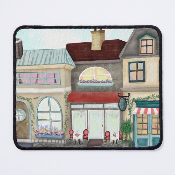 Item preview, Rue Du Village designed and sold by AdriaCaps Art & Design.