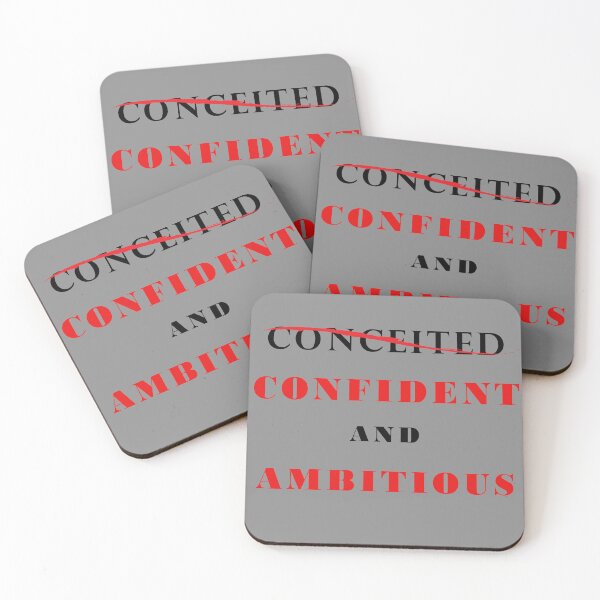 Item preview, Conceited - No, Confident and Ambitious designed and sold by ART-HOME-PAWS.