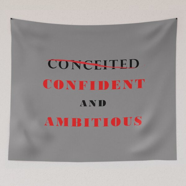Item preview, Conceited - No, Confident and Ambitious designed and sold by ART-HOME-PAWS.