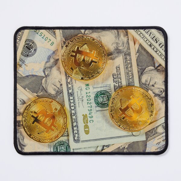 Item preview, Bitcoins and dollars designed and sold by stevanovicigor.