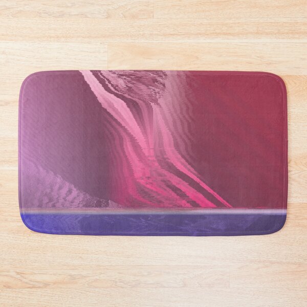 Item preview, Pink Cosmic Lights Over Blue Water - Celestial Abstract Landscape designed and sold by MusicArtAndGrind.