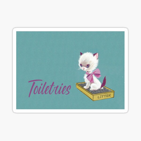 Item preview, Kitty Litter Toiletries Bag designed and sold by UnclePickle.