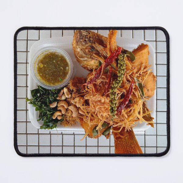 Item preview, Plaa Tod Samoon Prai Thai Fried Fish Herbal Salad designed and sold by Kevin Miller Photography.