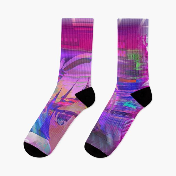 Item preview, Weirdcore Anime Portrait Vaporwave Aesthetic Neon Collage designed and sold by MusicArtAndGrind.