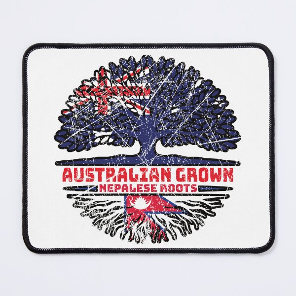 Item preview, Nepal Nepalese Australian Australia Tree Roots Flag designed and sold by FlagX.