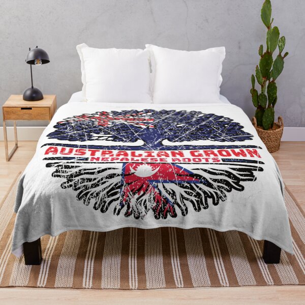 Item preview, Nepal Nepalese Australian Australia Tree Roots Flag designed and sold by FlagX.