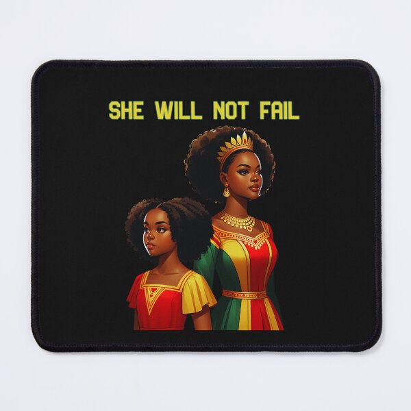 Item preview, She Will Not Fail: Juneteenth Empowerment African American Queen Pride designed and sold by elynne9.