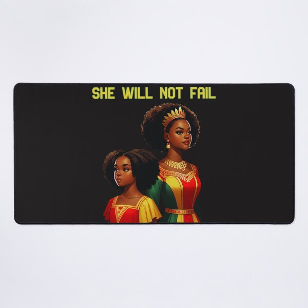 Item preview, She Will Not Fail: Juneteenth Empowerment African American Queen Pride designed and sold by elynne9.
