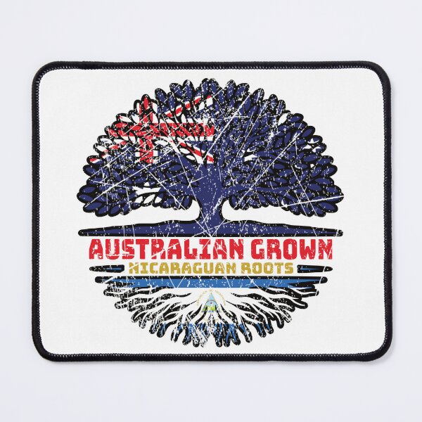 Item preview, Nicaragua Nicaraguan Australian Australia Tree Roots Flag designed and sold by FlagX.
