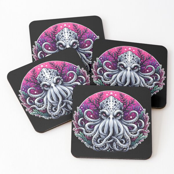 Item preview, Pink & Purple Cthulhu | Vibrant Sea Monster Art for Lovecraft Fans designed and sold by litchick1977.