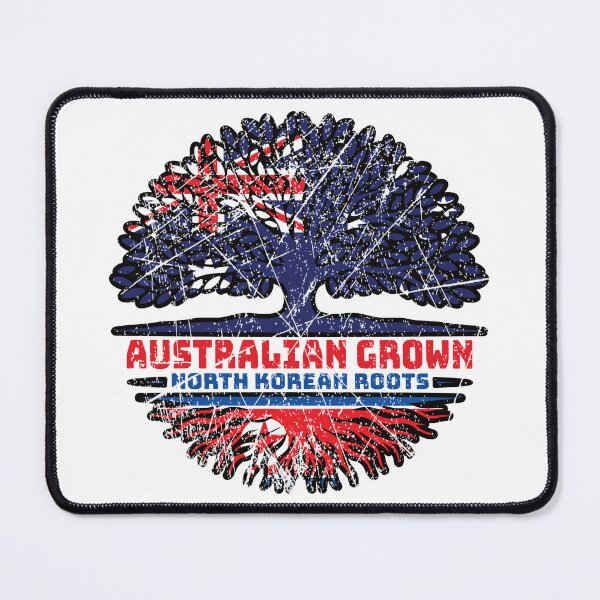 Item preview, North Korea North Korean Australian Australia Tree Roots Flag designed and sold by FlagX.