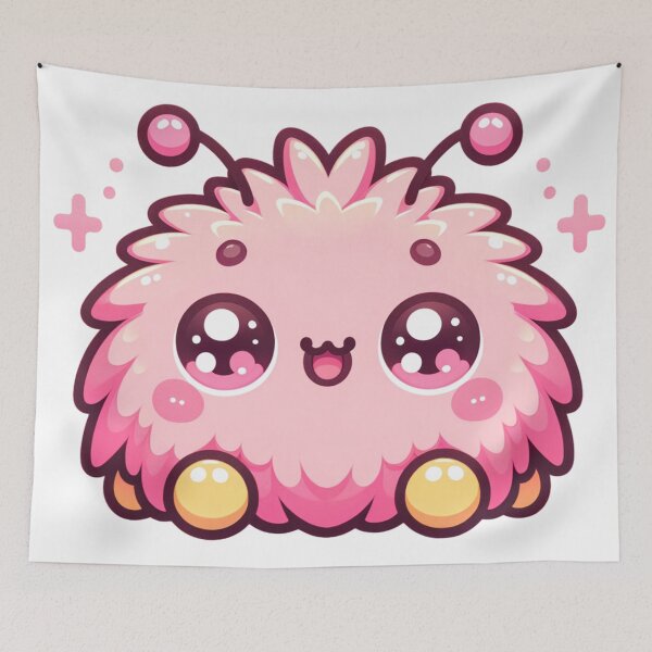 Item preview, Kawaii Bug Named Woolly Waddle designed and sold by BassHeadMomma.