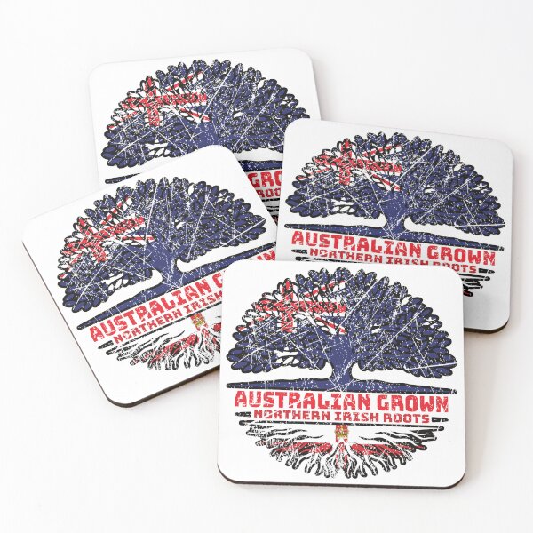 Item preview, Northern Ireland Northern Irish Australian Australia Tree Roots Flag designed and sold by FlagX.