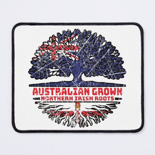 Item preview, Northern Ireland Northern Irish Australian Australia Tree Roots Flag designed and sold by FlagX.