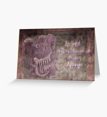 Keep you in all your ways... Greeting Card