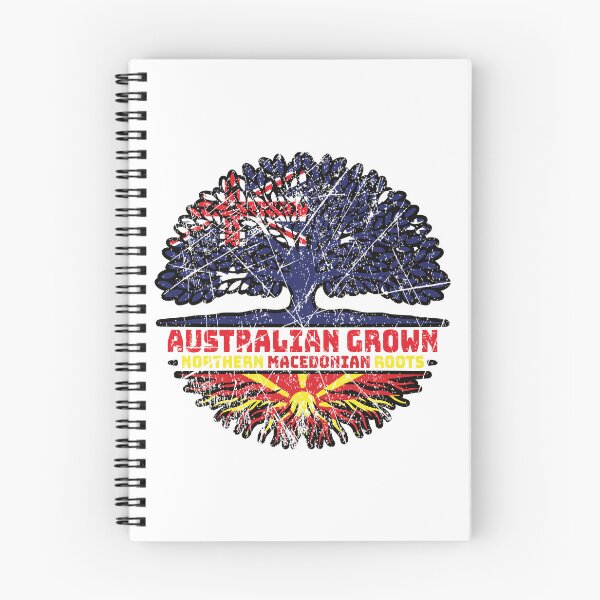 Item preview, Northern Macedonia Northern Macedonian Australian Australia Tree Roots Flag designed and sold by FlagX.