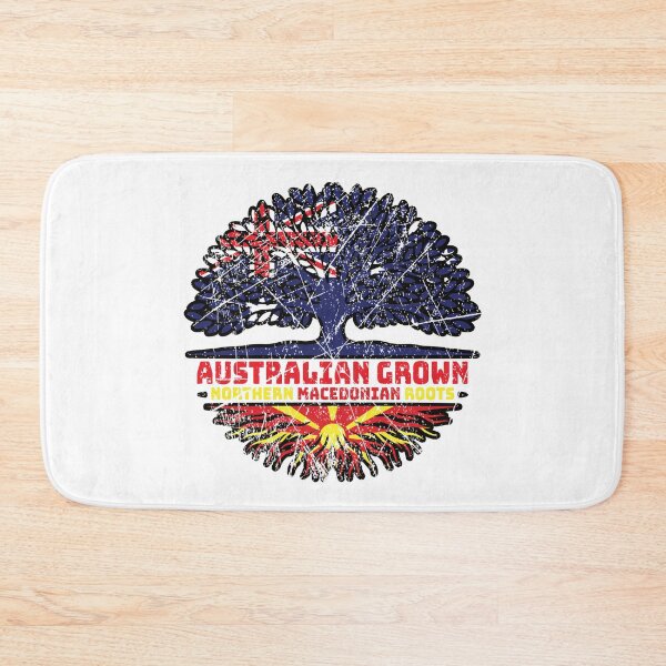 Item preview, Northern Macedonia Northern Macedonian Australian Australia Tree Roots Flag designed and sold by FlagX.