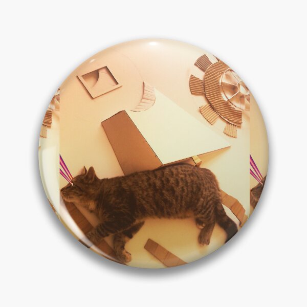Item preview,  photograph cat lying on cardboard board designed and sold by Carré Comme Orange.
