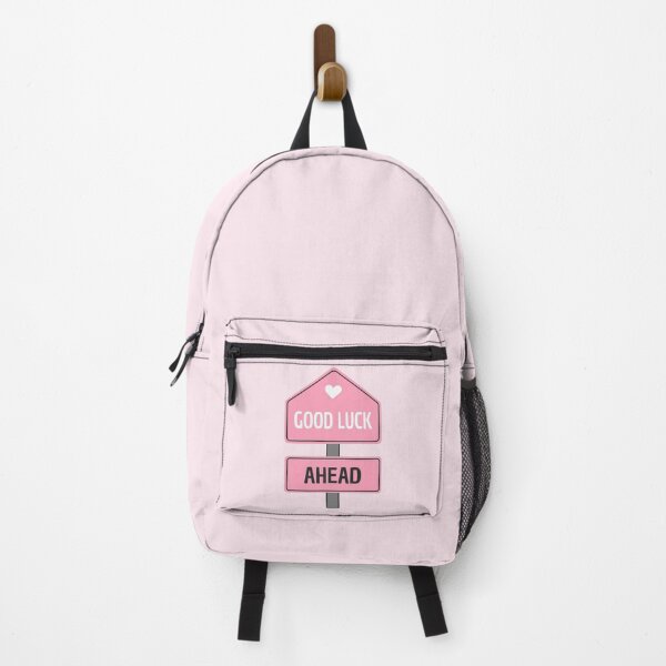 Item preview, Good Luck Ahead Pink Sign designed and sold by wonderxwander.