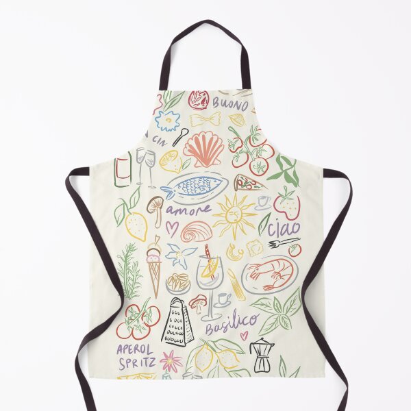 Item preview, Italian European Summer Doodles designed and sold by moonna designs.