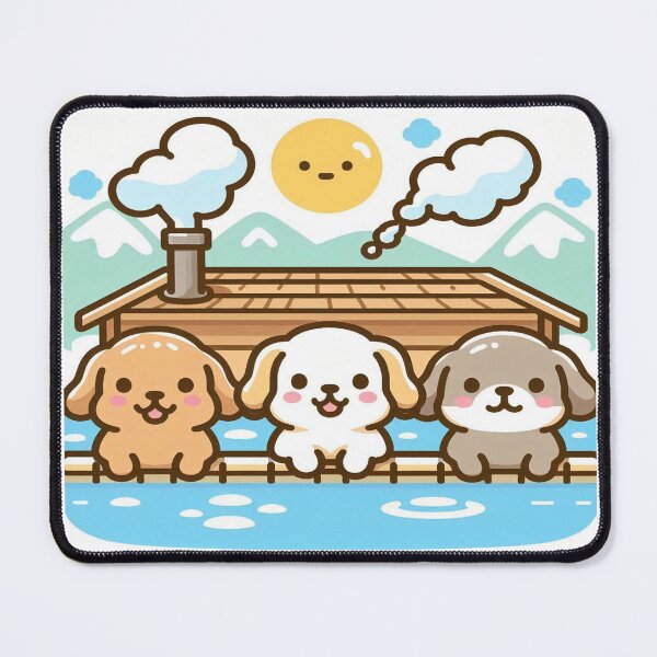 Item preview, Doggos Onsen 4 designed and sold by ClearNight.