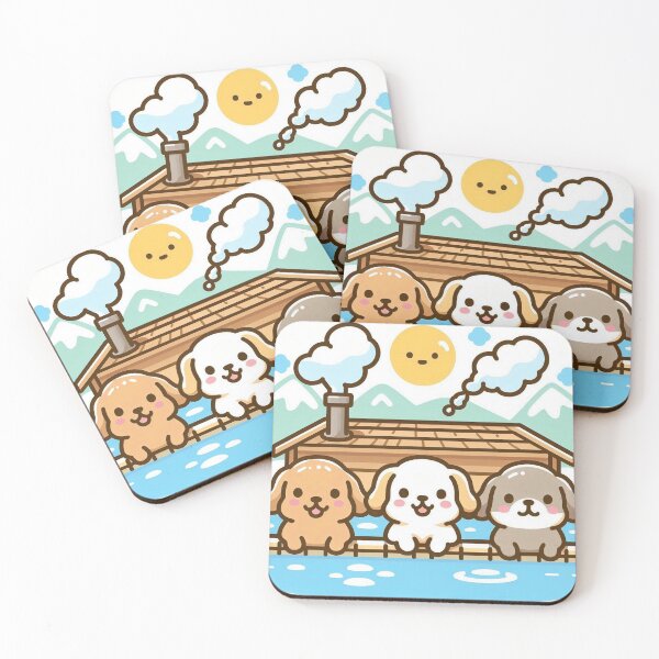 Item preview, Doggos Onsen 4 designed and sold by ClearNight.