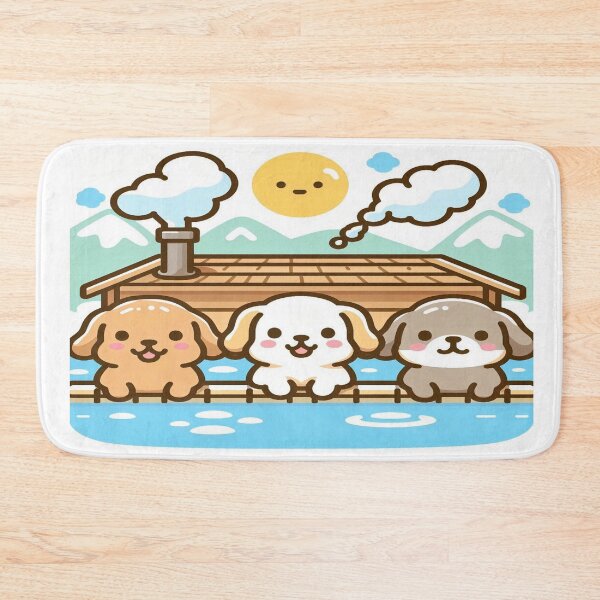 Item preview, Doggos Onsen 4 designed and sold by ClearNight.