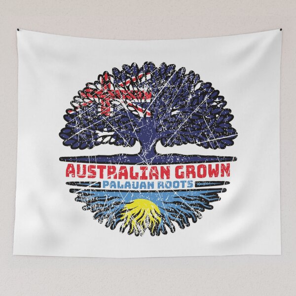 Item preview, Palau Palauan Australian Australia Tree Roots Flag designed and sold by FlagX.