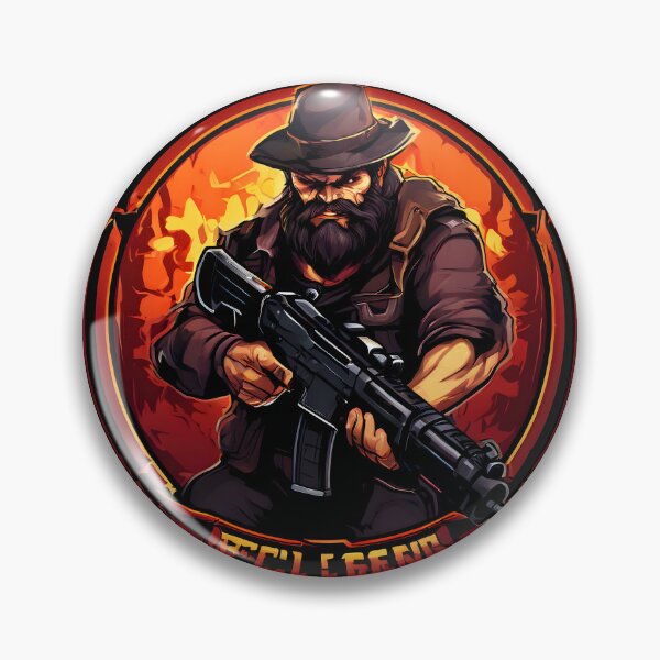 Item preview, a man with a gun in his hand designed and sold by Enga6.