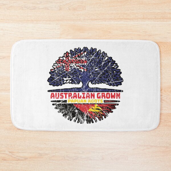 Item preview, Papua New Guinea Papuan Australian Australia Tree Roots Flag designed and sold by FlagX.