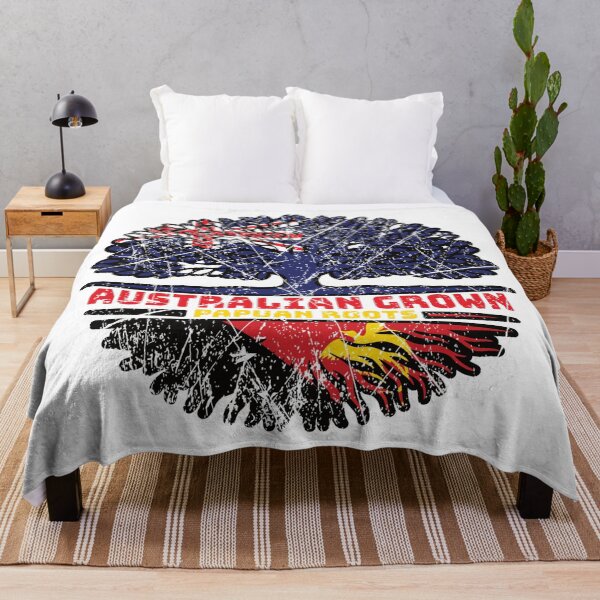 Item preview, Papua New Guinea Papuan Australian Australia Tree Roots Flag designed and sold by FlagX.