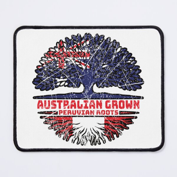 Item preview, Peru Peruvian Australian Australia Tree Roots Flag designed and sold by FlagX.