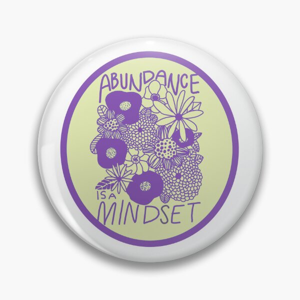 Item preview, Super cute and trendy purple Abundance mindset quote designed and sold by Sophie0854.