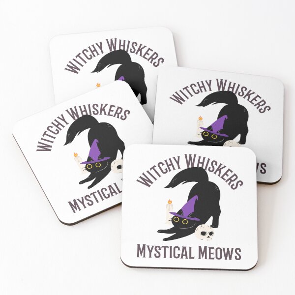 Item preview, Witchy Whiskers, Mystical Meows designed and sold by KcInspiredArt.