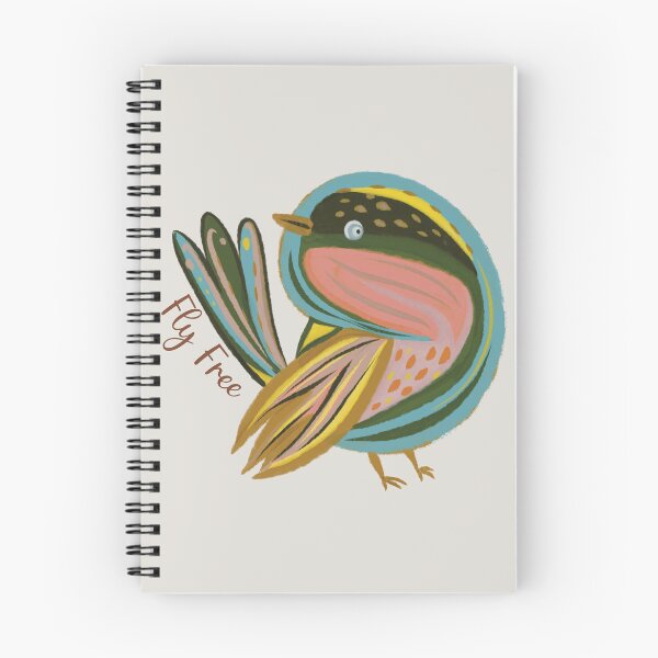 Item preview, Folk Art Bird Fly Free designed and sold by Jennifer Margrave-Garcia.