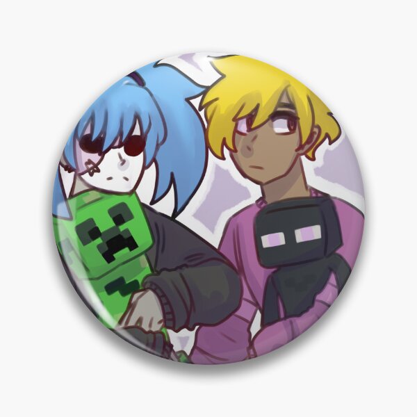 Item preview, Travis and Sal the minecraft lovers designed and sold by Sikarii.