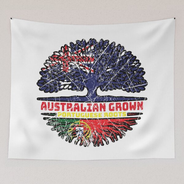 Item preview, Portugal Portuguese Australian Australia Tree Roots Flag designed and sold by FlagX.