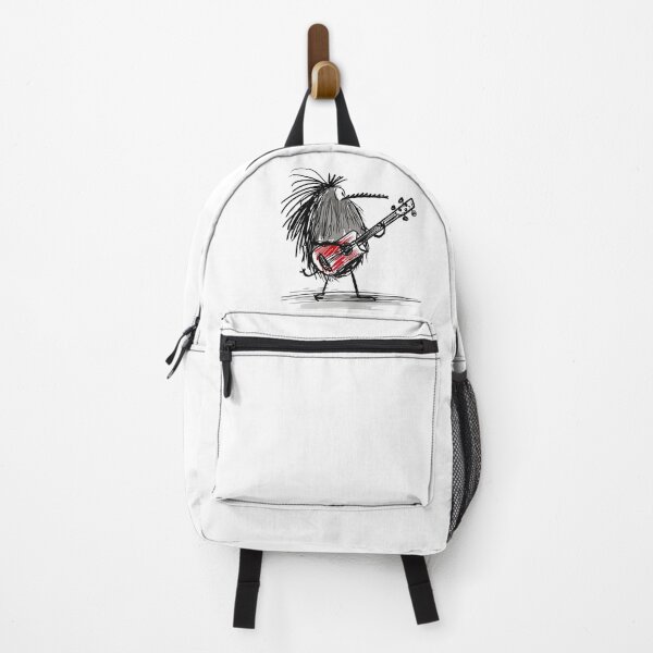 Item preview, Celebrating New Zealand's Iconic Kiwi Bird playing guitar designed and sold by ThePurpleMelon.